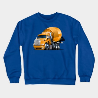 Cartoon Mixer Truck Crewneck Sweatshirt